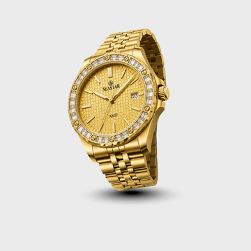 SEASTAR GOLDEN DIAMOND DIEL WATCH