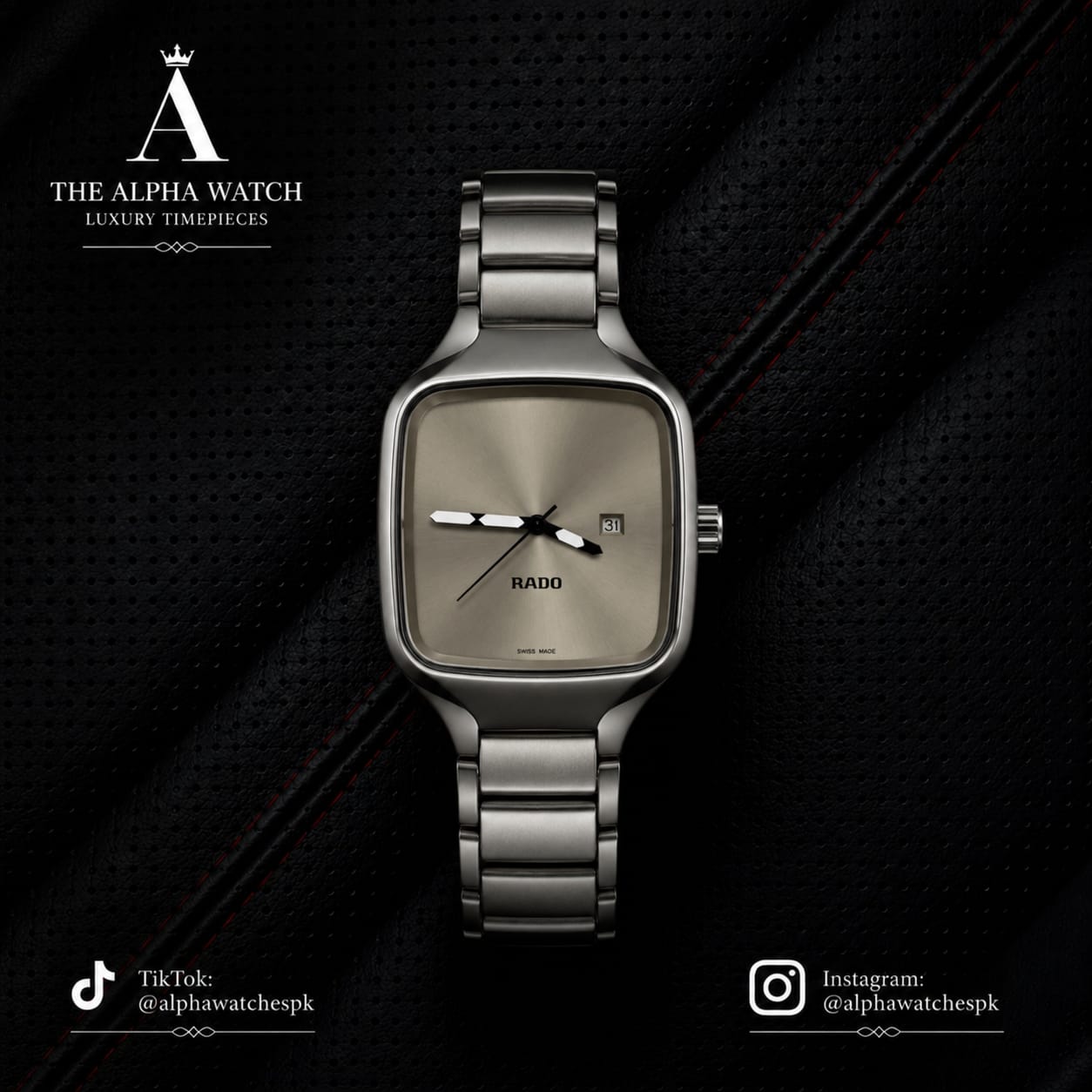 Rado True Square Undigital Watch