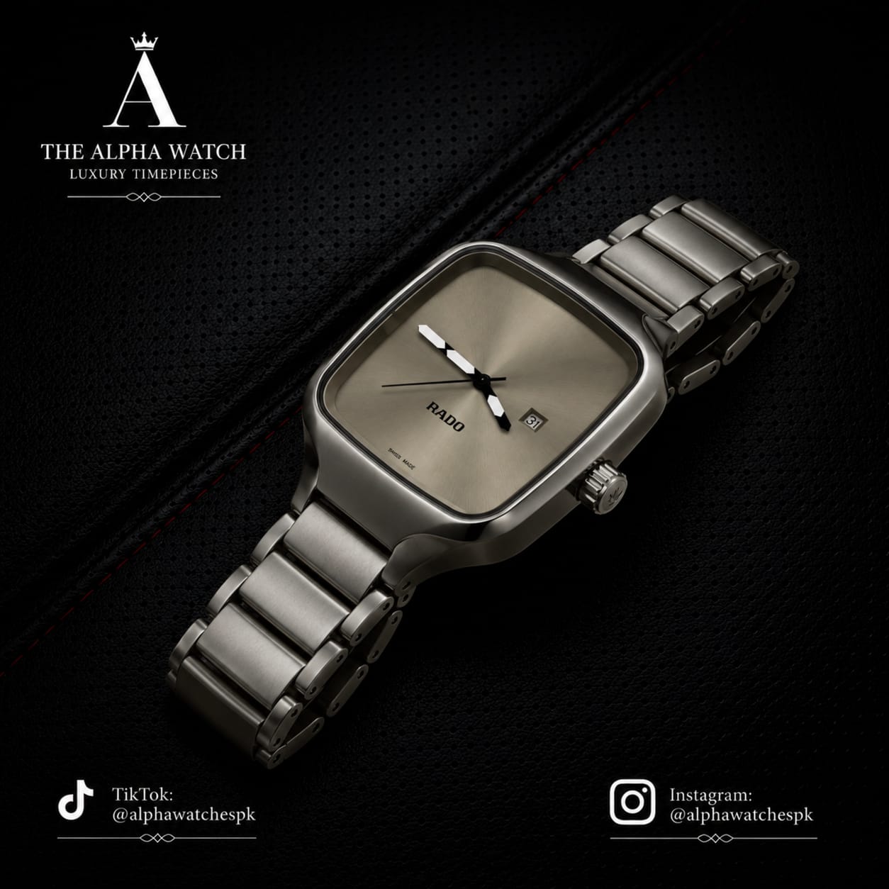 Rado True Square Undigital Watch