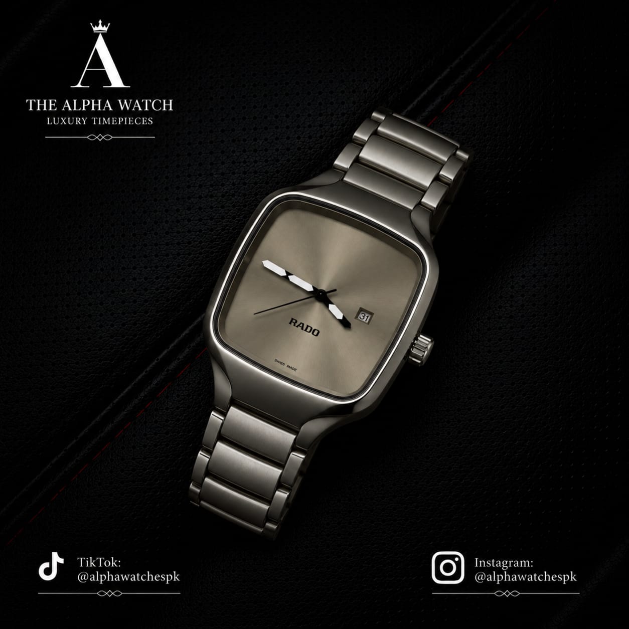 Rado True Square Undigital Watch