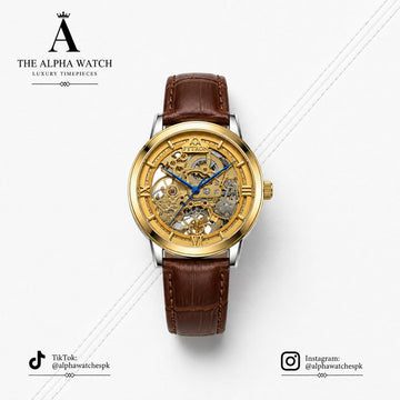 FITRON FULLY AUTOMATIC IN LEATHER STRAP