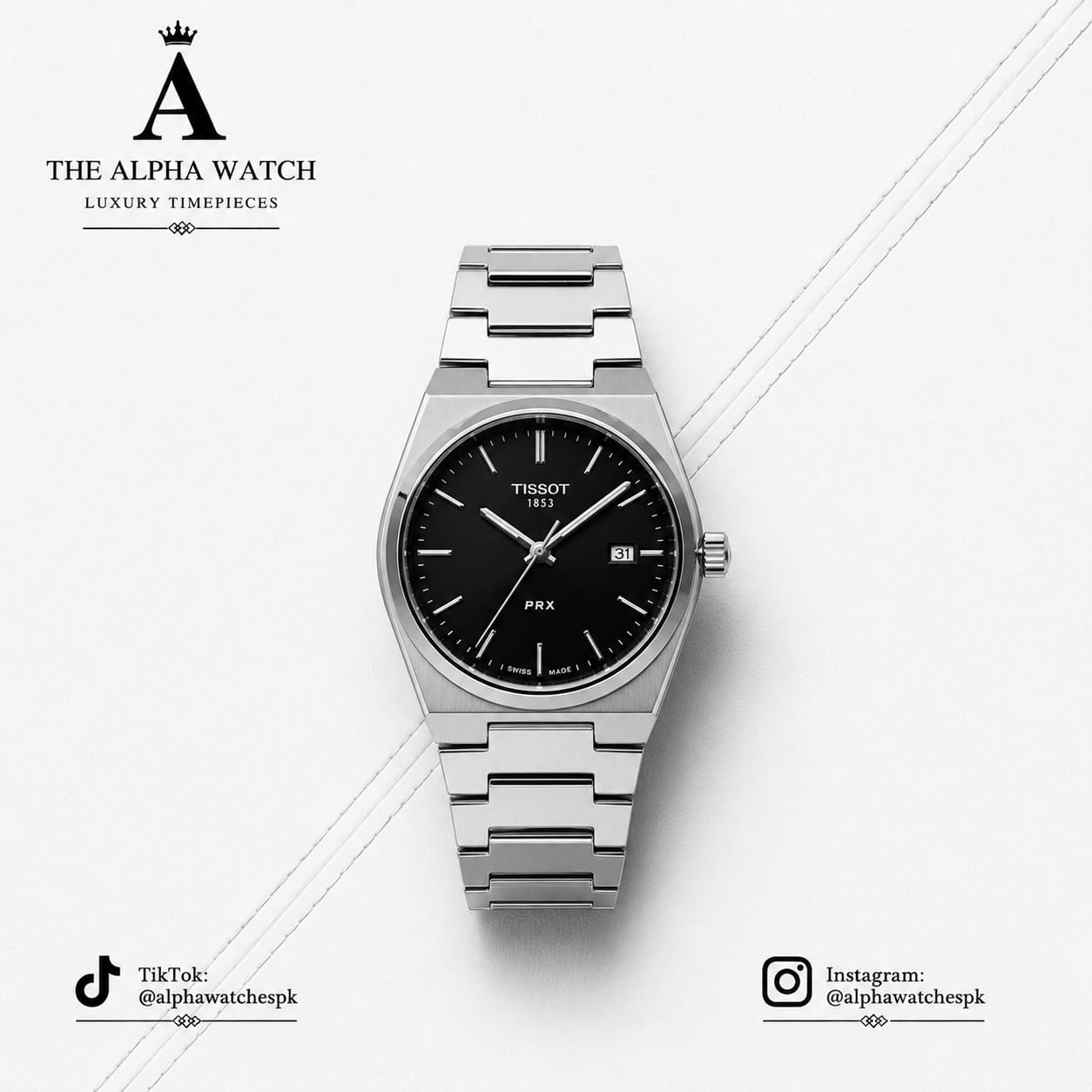 TISSOT BLACK DILE AUTOMATIC